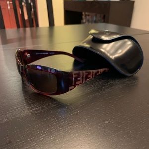 Timeless Fendi sunglasses with case!